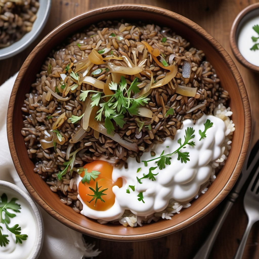 Mujadara (Lentils and Rice)